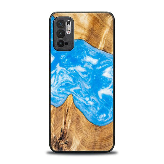 Xiaomi REDMI NOTE 10 5G Resin & Wood Phone Case - SYNERGY#A26