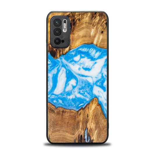 Xiaomi REDMI NOTE 10 5G Resin & Wood Phone Case - SYNERGY#A29