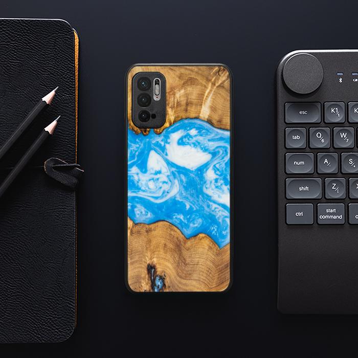 Xiaomi REDMI NOTE 10 5G Resin & Wood Phone Case - SYNERGY#A32
