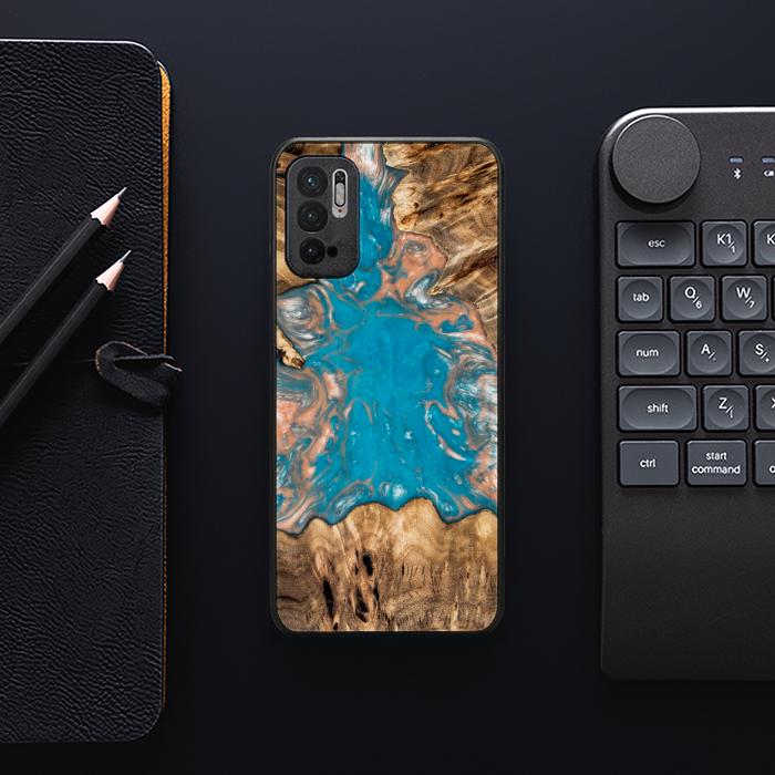Xiaomi REDMI NOTE 10 5G Resin & Wood Phone Case - SYNERGY#A97