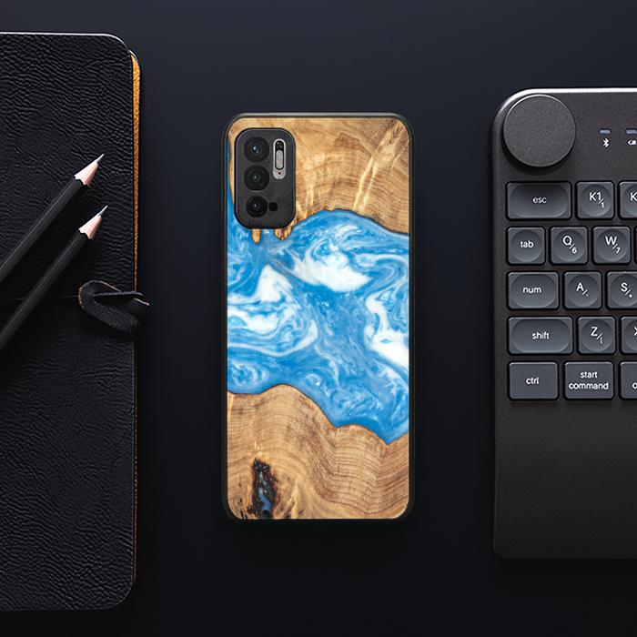 Xiaomi REDMI NOTE 10 5G Resin & Wood Phone Case - SYNERGY#B03