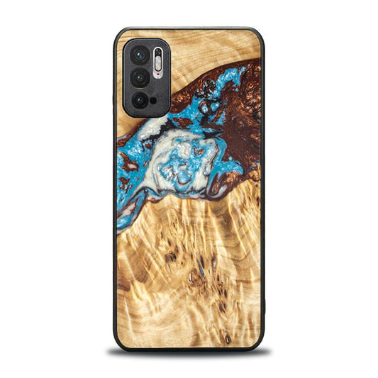 Xiaomi REDMI NOTE 10 5G Resin & Wood Phone Case - SYNERGY#B12