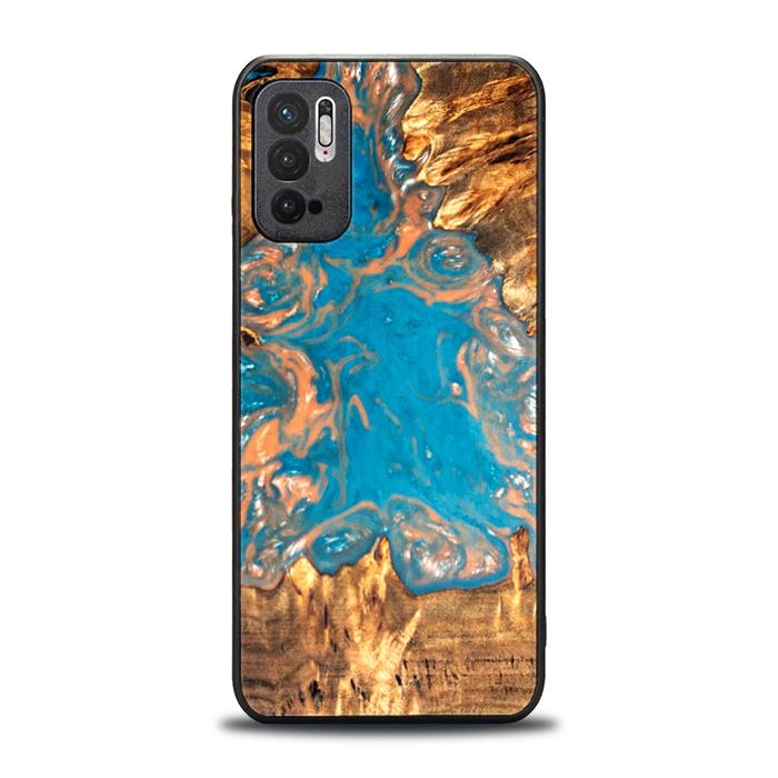 Xiaomi REDMI NOTE 10 5G Etui na telefon 10 5G z żywicy i drewna - SYNERGY#B22