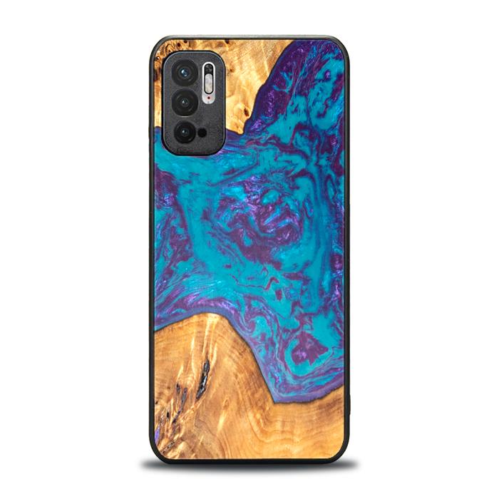 Xiaomi REDMI NOTE 10 5G Resin & Wood Phone Case - SYNERGY#B25