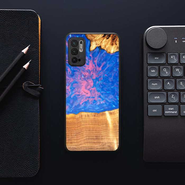 Xiaomi REDMI NOTE 10 5G Resin & Wood Phone Case - SYNERGY#B29