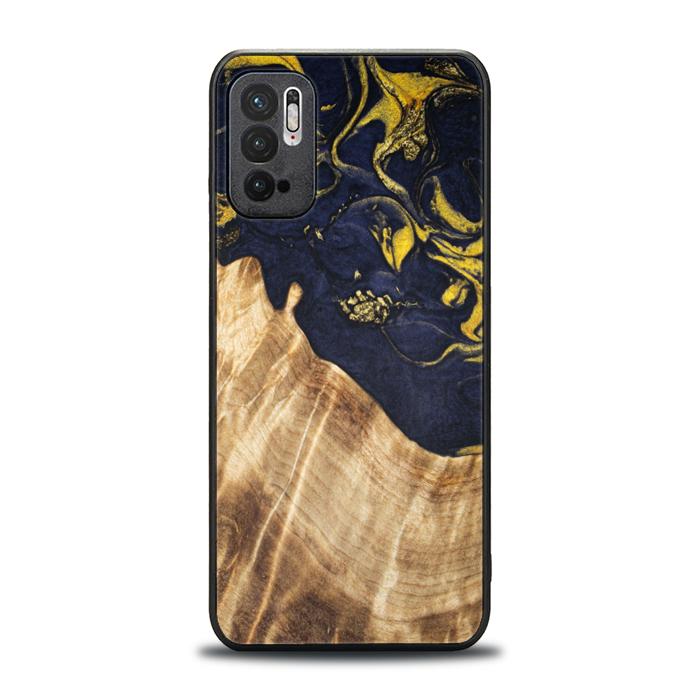 Xiaomi REDMI NOTE 10 5G Resin & Wood Phone Case - SYNERGY#C26