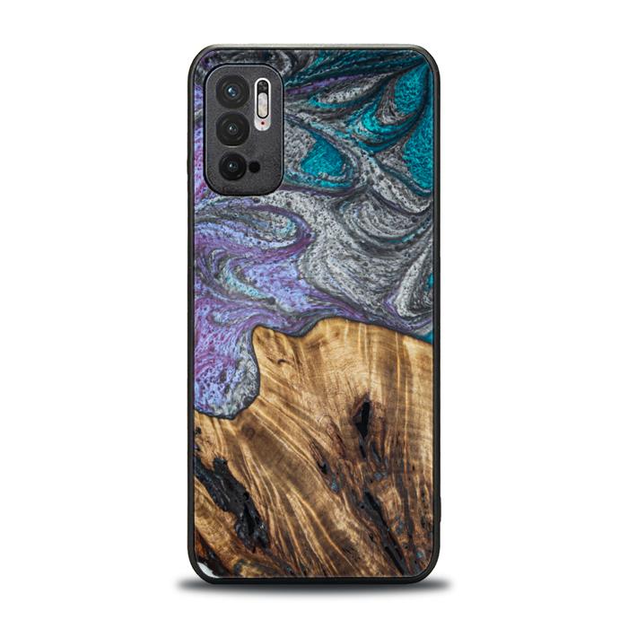 Xiaomi REDMI NOTE 10 5G Resin & Wood Phone Case - SYNERGY#C47