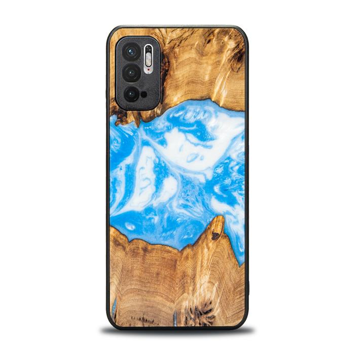 Xiaomi REDMI NOTE 10 5G Etui na telefon z żywicy i drewna - Synergy# A34