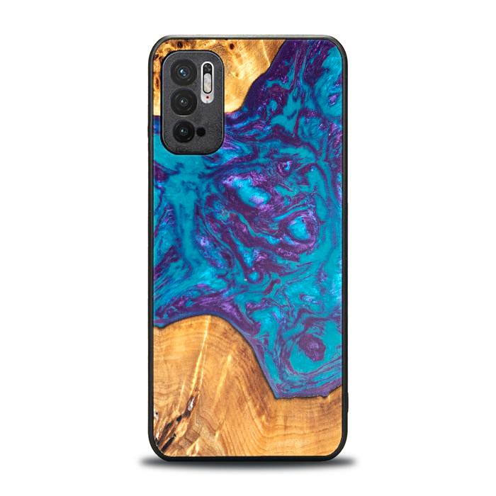 Xiaomi REDMI NOTE 10 5G Resin & Wood Phone Case - Synergy#B28