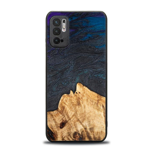Xiaomi REDMI NOTE 10 5G Resin & Wood Phone Case - Synergy#C5