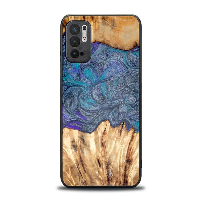 Xiaomi REDMI NOTE 10 5G Etui na telefon z żywicy i drewna - Synergy#D132