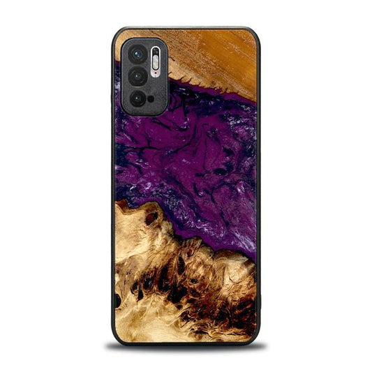 Xiaomi REDMI NOTE 10 5G Handyhülle aus Harz und Holz - Synergy#D134