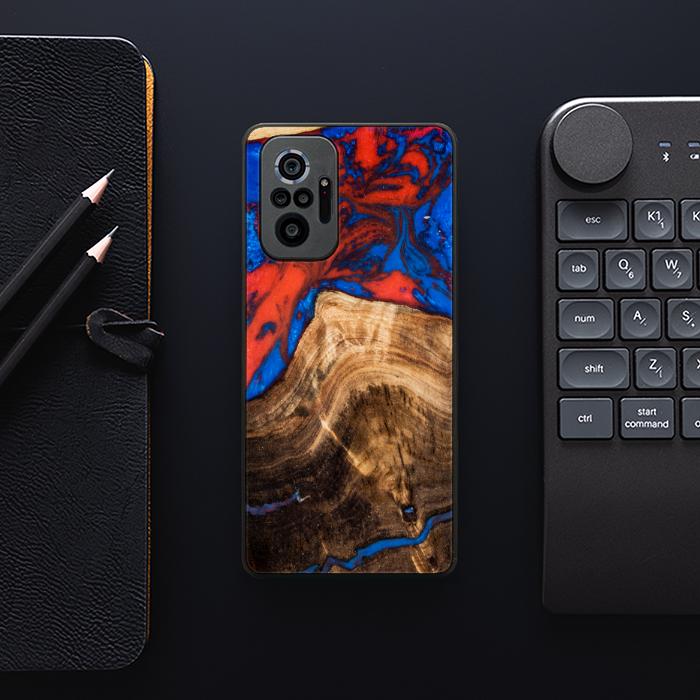 Xiaomi REDMI NOTE 10 Pro Etui na telefon z żywicy i drewna - SYNERGY#A82