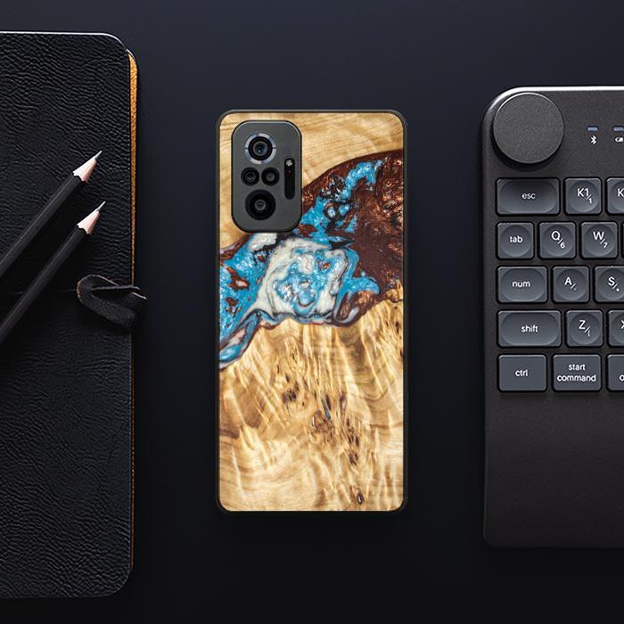 Xiaomi REDMI NOTE 10 Pro Resin & Wood Phone Case - SYNERGY#B12