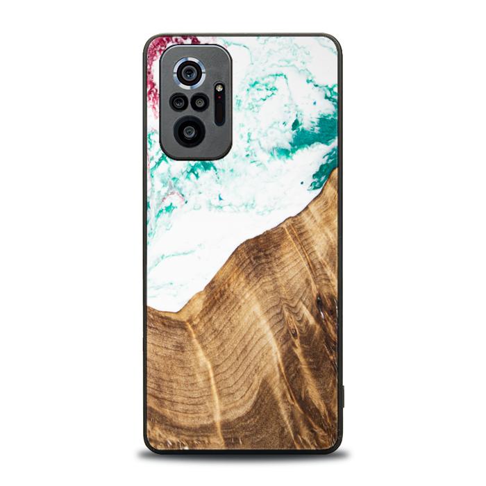 Xiaomi REDMI NOTE 10 Pro Etui na telefon z żywicy i drewna - SYNERGY#C14