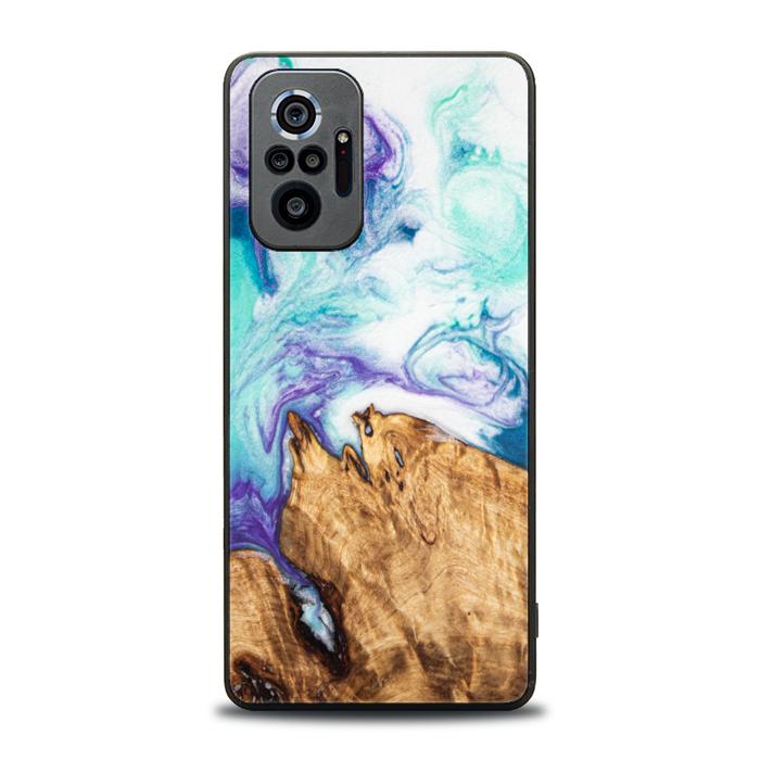 Xiaomi REDMI NOTE 10 Pro Etui na telefon z żywicy i drewna - SYNERGY#C17