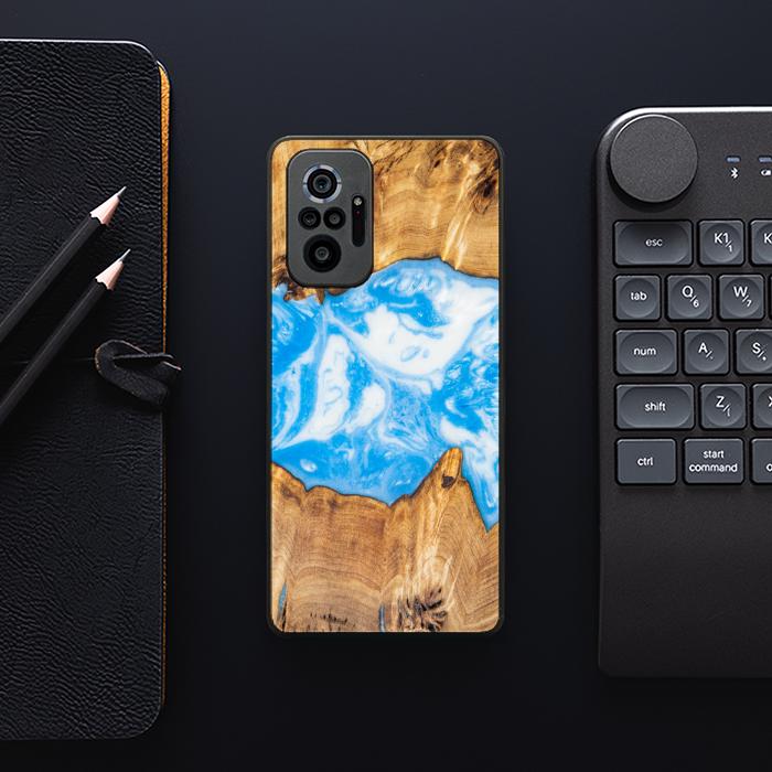 Xiaomi REDMI NOTE 10 Pro Resin & Wood Phone Case - Synergy#A34