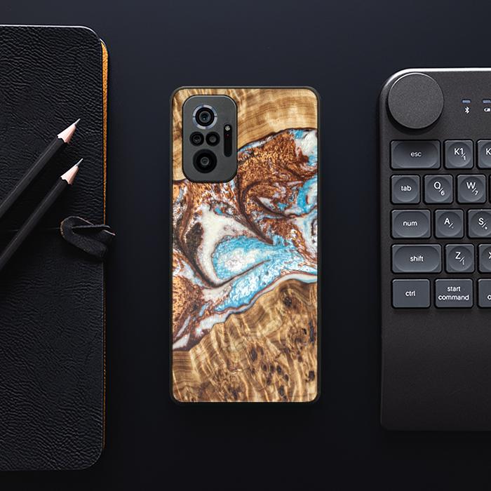 Xiaomi REDMI NOTE 10 Pro Resin & Wood Phone Case - Synergy#B11