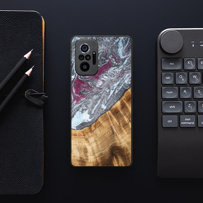 Xiaomi REDMI NOTE 10 Pro Resin & Wood Phone Case - Synergy#C12