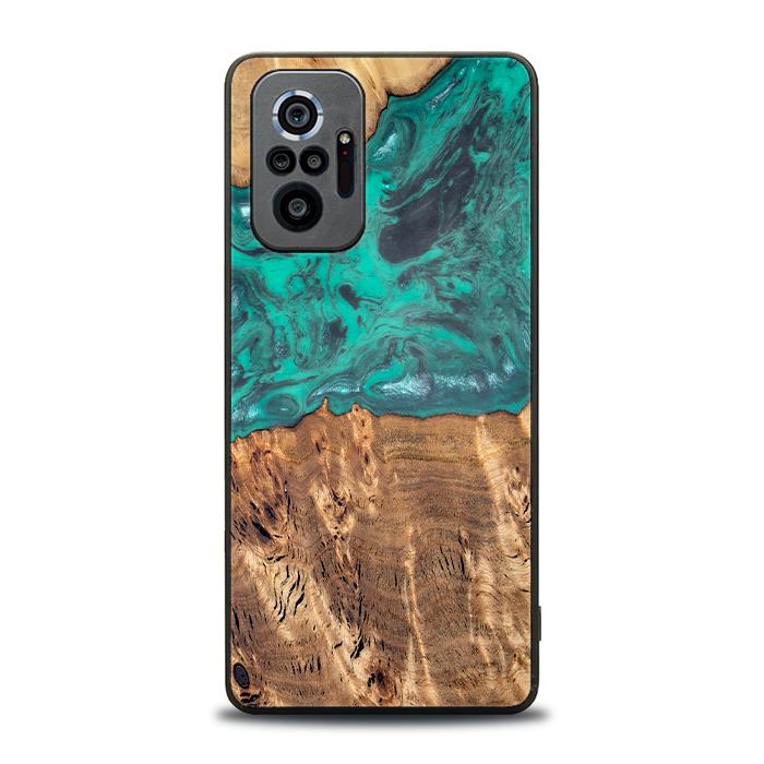 Xiaomi REDMI NOTE 10 Pro Etui na telefon z żywicy i drewna - Synergy#D108
