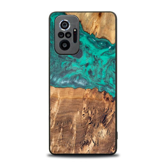 Xiaomi REDMI NOTE 10 Pro Handyhülle aus Harz und Holz - Synergy#D111