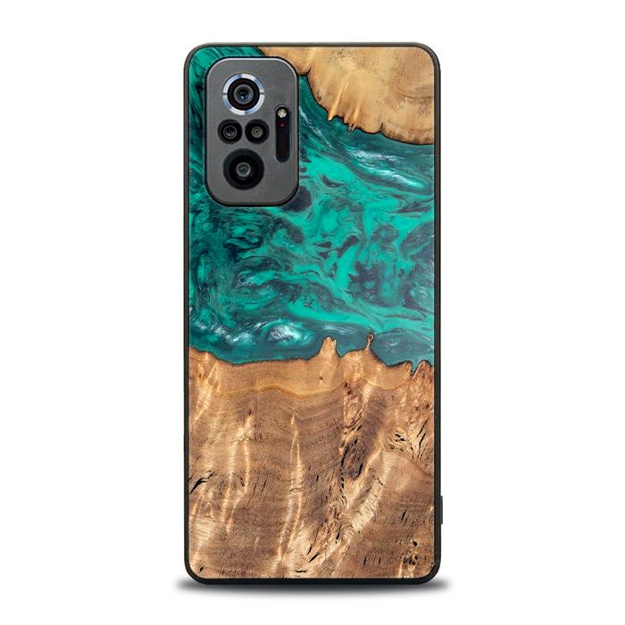 Xiaomi REDMI NOTE 10 Pro Handyhülle aus Harz und Holz - Synergy#D112