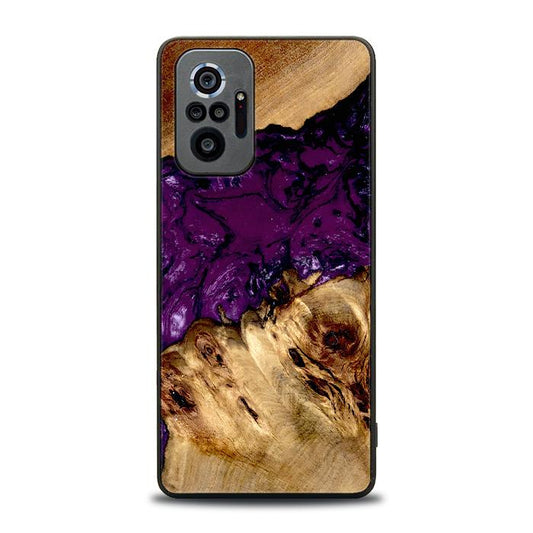 Xiaomi REDMI NOTE 10 Pro Handyhülle aus Harz und Holz - Synergy#D113