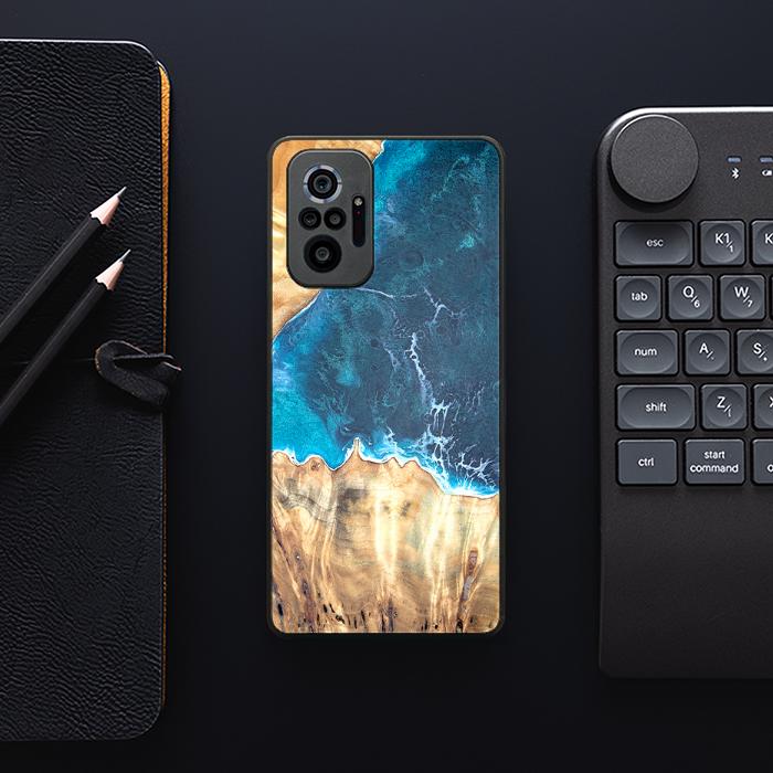 Xiaomi REDMI NOTE 10 Pro Etui na telefon 10 Pro z żywicy i drewna - Synergy#D116