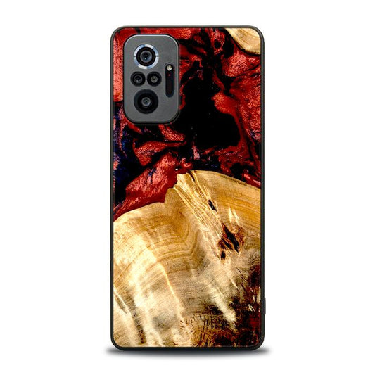 Xiaomi REDMI NOTE 10 Pro Handyhülle aus Harz und Holz - Synergy#D117