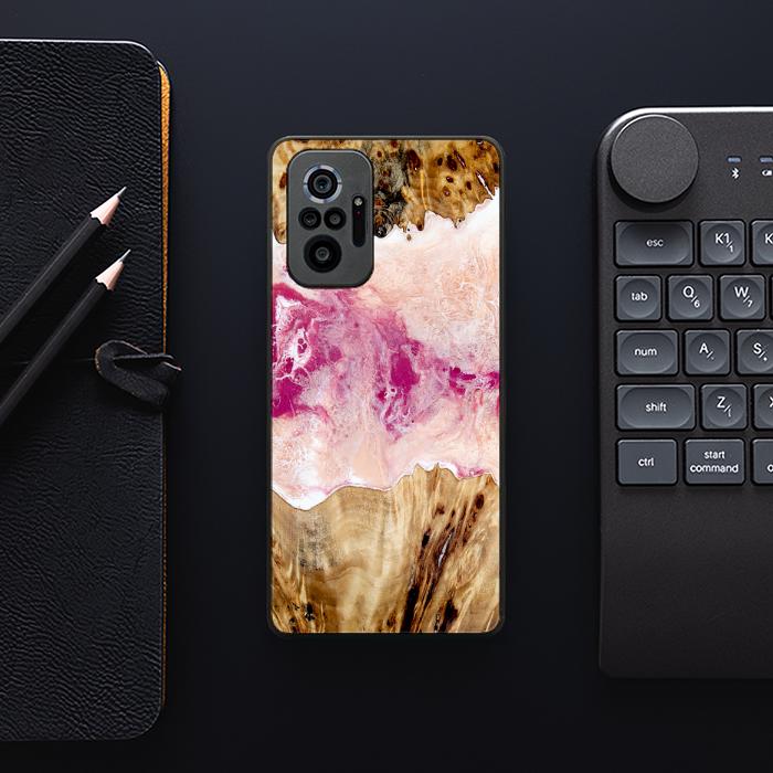 Xiaomi REDMI NOTE 10 Pro Resin & Wood Phone Case - Synergy#D119