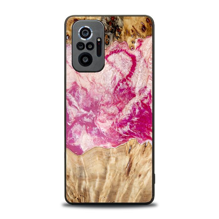 Xiaomi REDMI NOTE 10 Pro Etui na telefon z żywicy i drewna - Synergy#D123