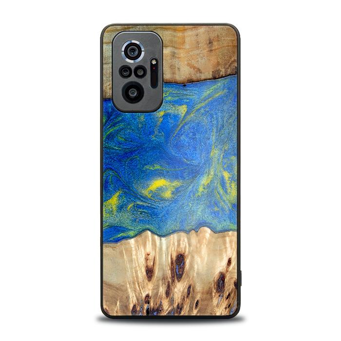 Xiaomi REDMI NOTE 10 Pro Resin & Wood Phone Case - Synergy#D128