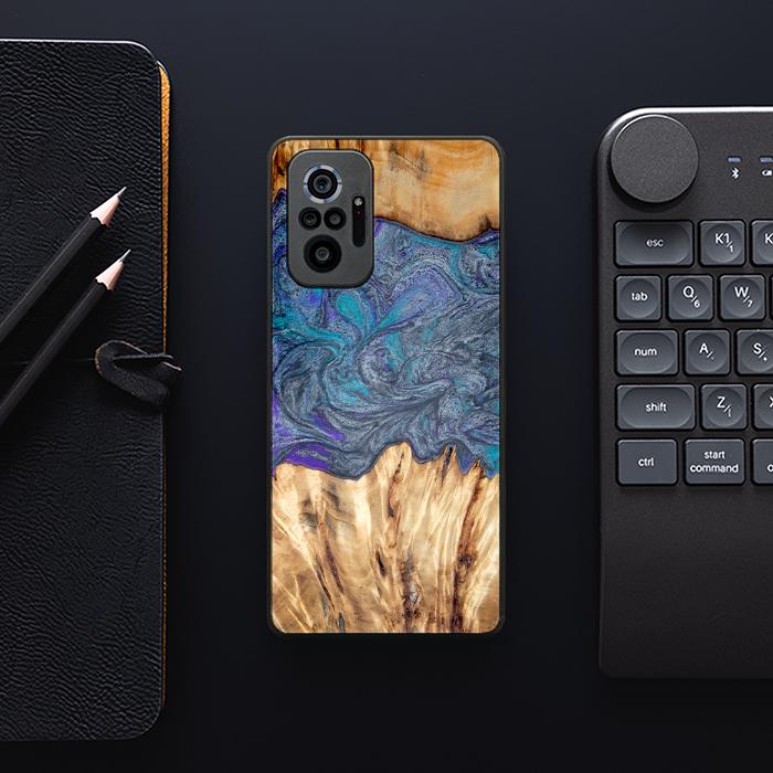 Xiaomi REDMI NOTE 10 Pro Handyhülle aus Harz und Holz - Synergy#D132