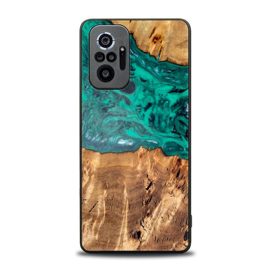 Xiaomi REDMI NOTE 10 Pro Handyhülle aus Harz und Holz - Synergy#D133