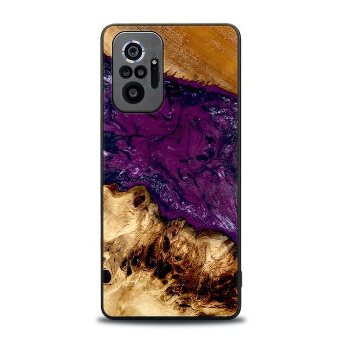 Xiaomi REDMI NOTE 10 Pro Handyhülle aus Harz und Holz - Synergy#D134