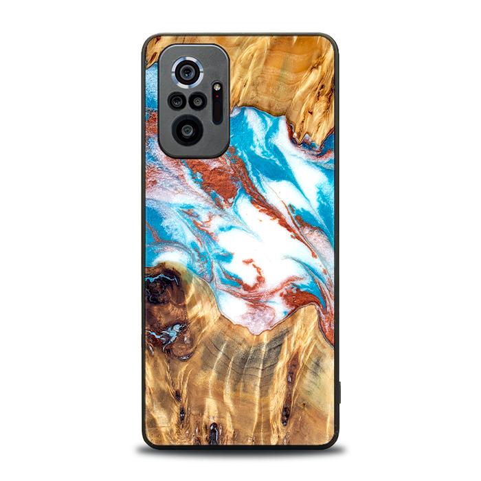 Xiaomi REDMI NOTE 10 Pro Handyhülle aus Harz und Holz - Synergy#D137