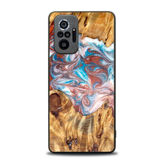 Xiaomi REDMI NOTE 10 Pro Handyhülle aus Harz und Holz - Synergy#D138