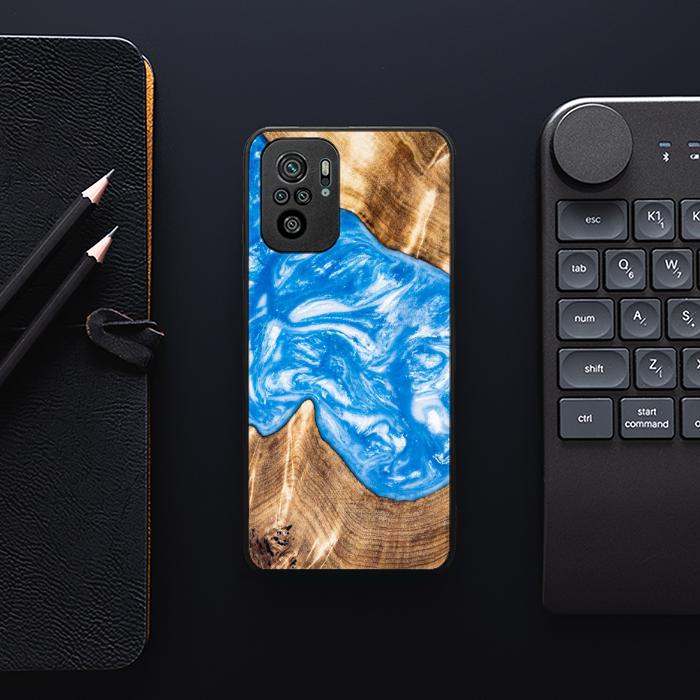 Xiaomi REDMI NOTE 10 10 etui na telefon z żywicy i drewna - SYNERGY#325