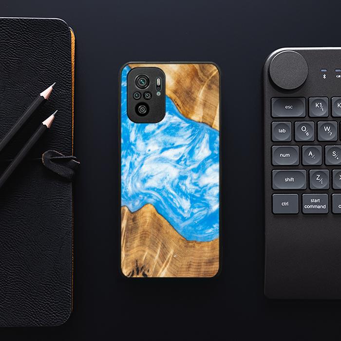 Xiaomi REDMI NOTE 10 Resin & Wood Phone Case - SYNERGY#A28