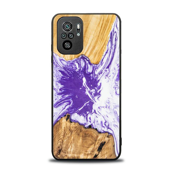 Xiaomi REDMI NOTE 10 Etui na telefon z żywicy i drewna - SYNERGY#A79