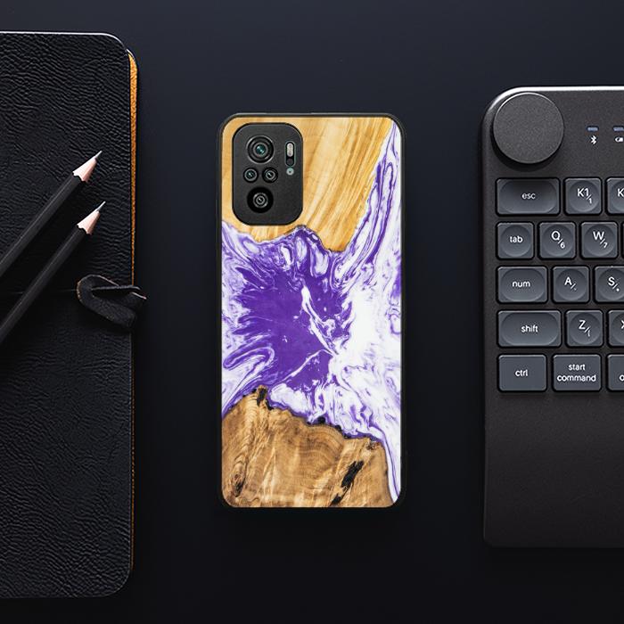 Xiaomi REDMI NOTE 10 Resin & Wood Phone Case - SYNERGY#A79