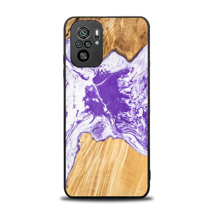Xiaomi REDMI NOTE 10 Resin & Wood Phone Case - SYNERGY#A80