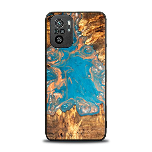 Xiaomi REDMI NOTE 10 Handyhülle aus Harz und Holz - SYNERGY#B22