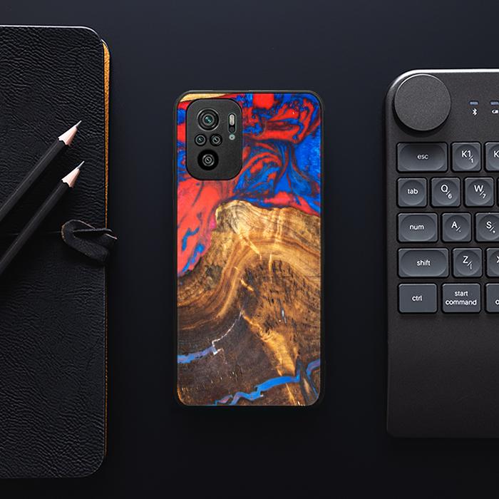 Xiaomi REDMI NOTE 10 Etui na telefon z żywicy i drewna - SYNERGY#B31