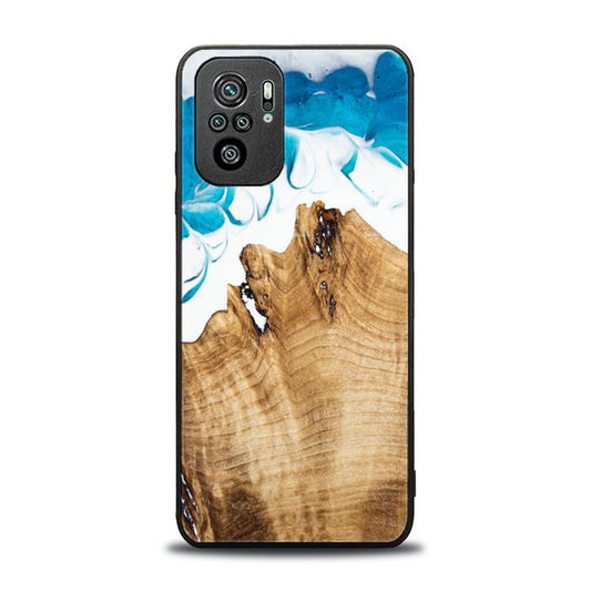 Xiaomi REDMI NOTE 10 10 etui na telefon z żywicy i drewna - SYNERGY#C41