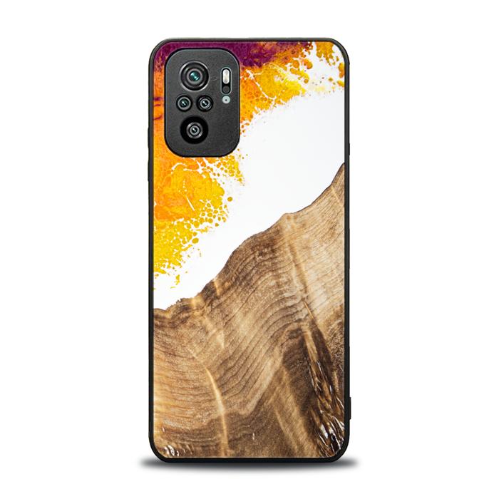 Xiaomi REDMI NOTE 10 Resin & Wood Phone Case - Synergy#C28