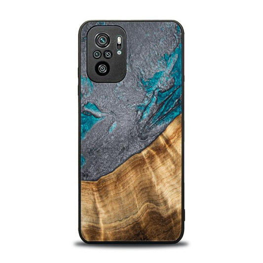 Xiaomi REDMI NOTE 10 Handyhülle aus Harz und Holz - Synergy#C45