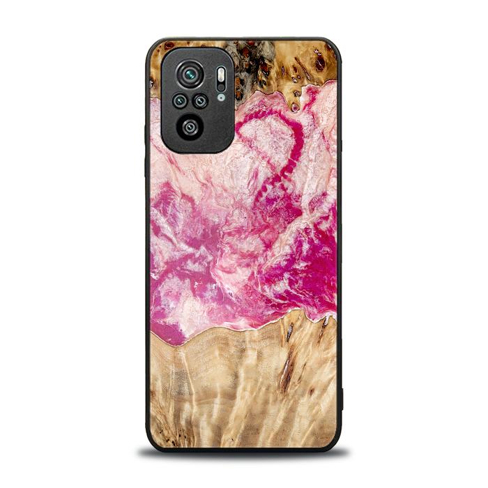 Xiaomi REDMI NOTE 10 Resin & Wood Phone Case - Synergy#D123