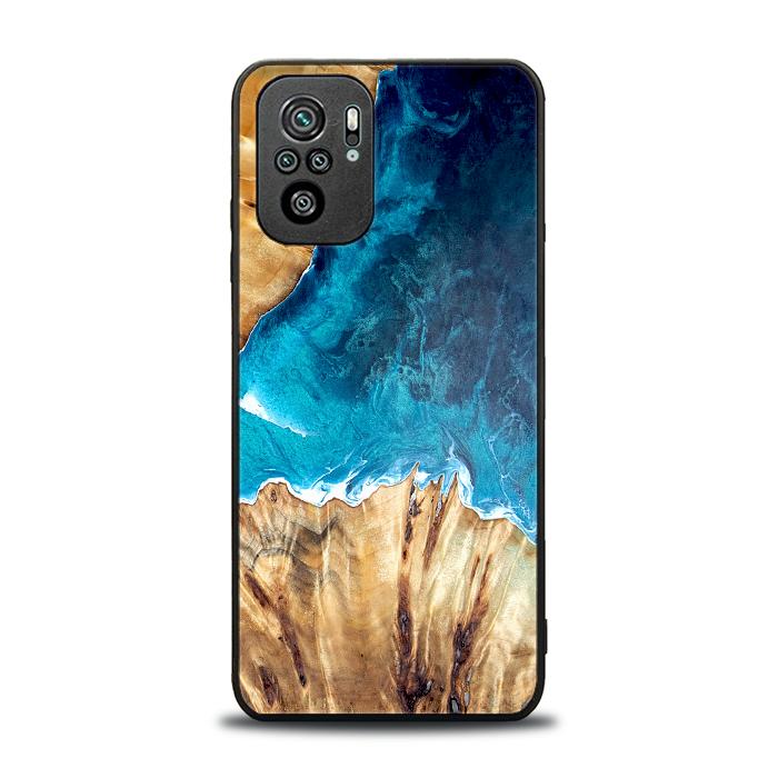 Xiaomi REDMI NOTE 10 Etui na telefon z żywicy i drewna - Synergy#D126