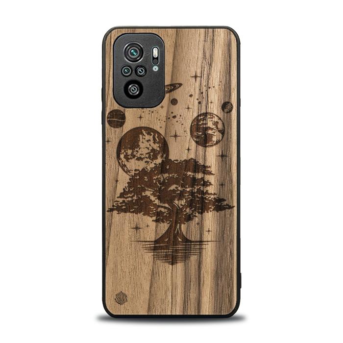 Xiaomi REDMI NOTE 10 Wooden Phone Case - Galactic Garden